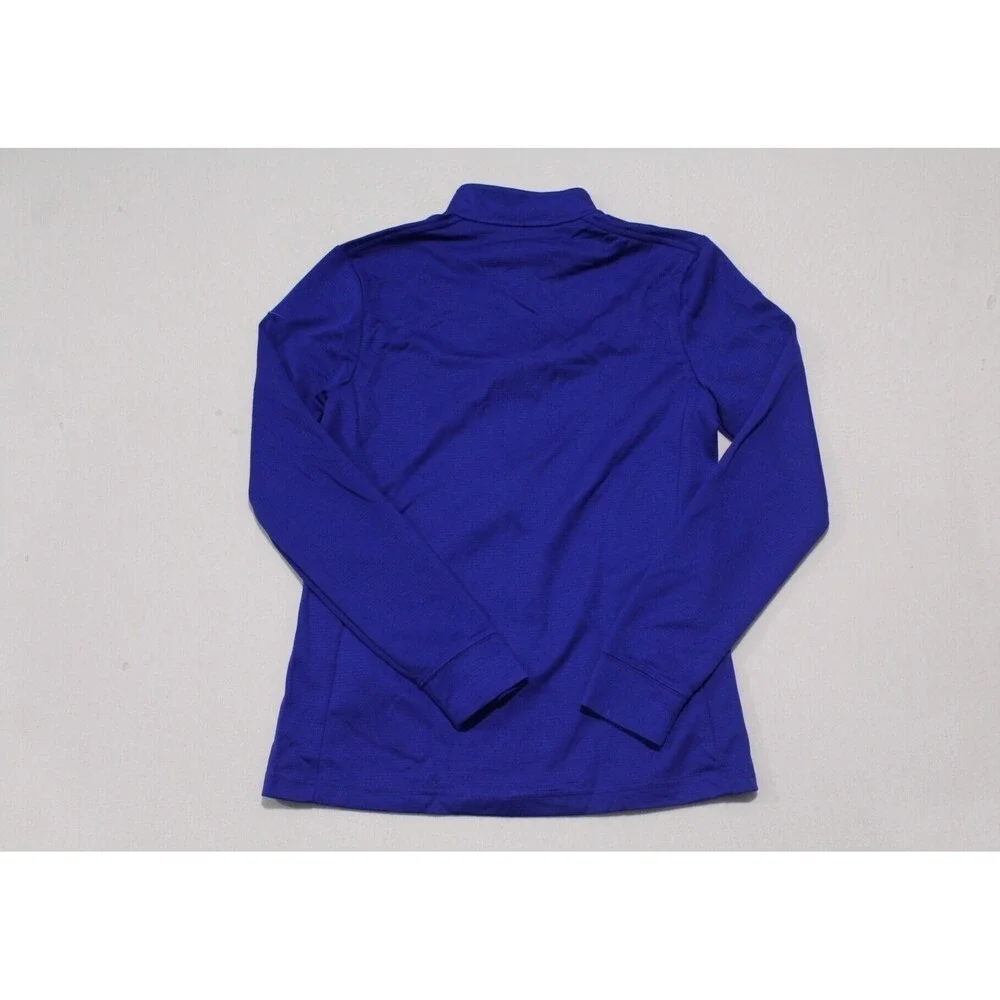 Nike Women Sweatshirt Blue Mock Neck Dri Fit Size Small